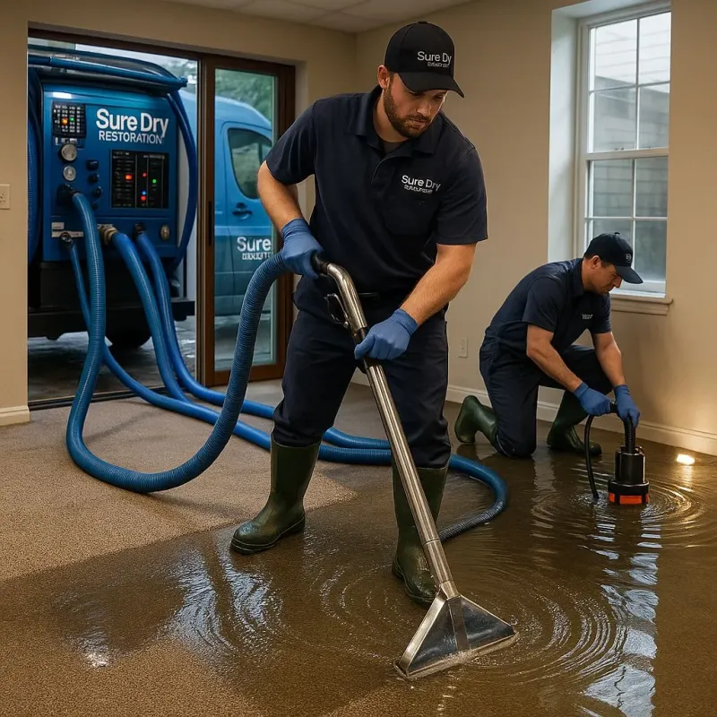 Water Extraction and Removal process in Natick, MA